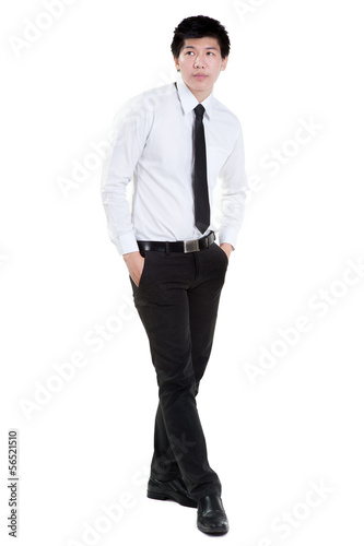 business man Attractive smart isolated