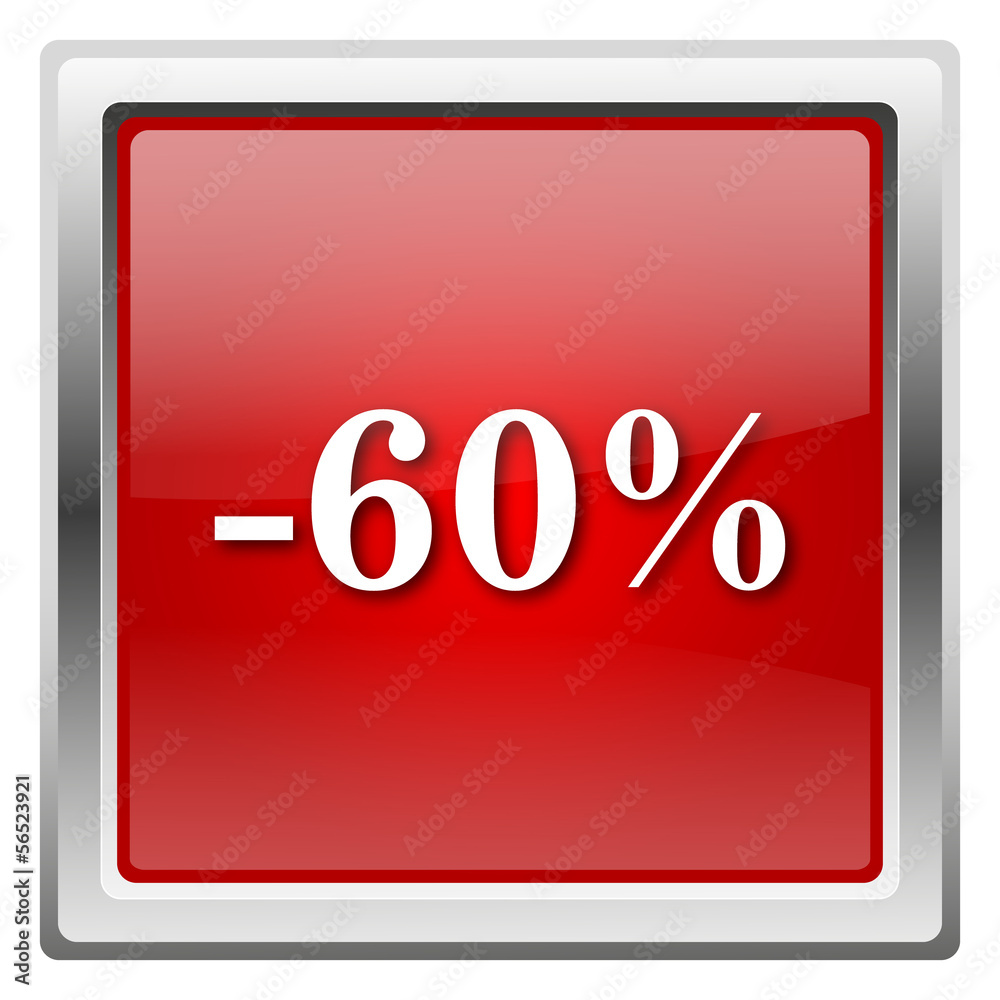 60 percent discount icon