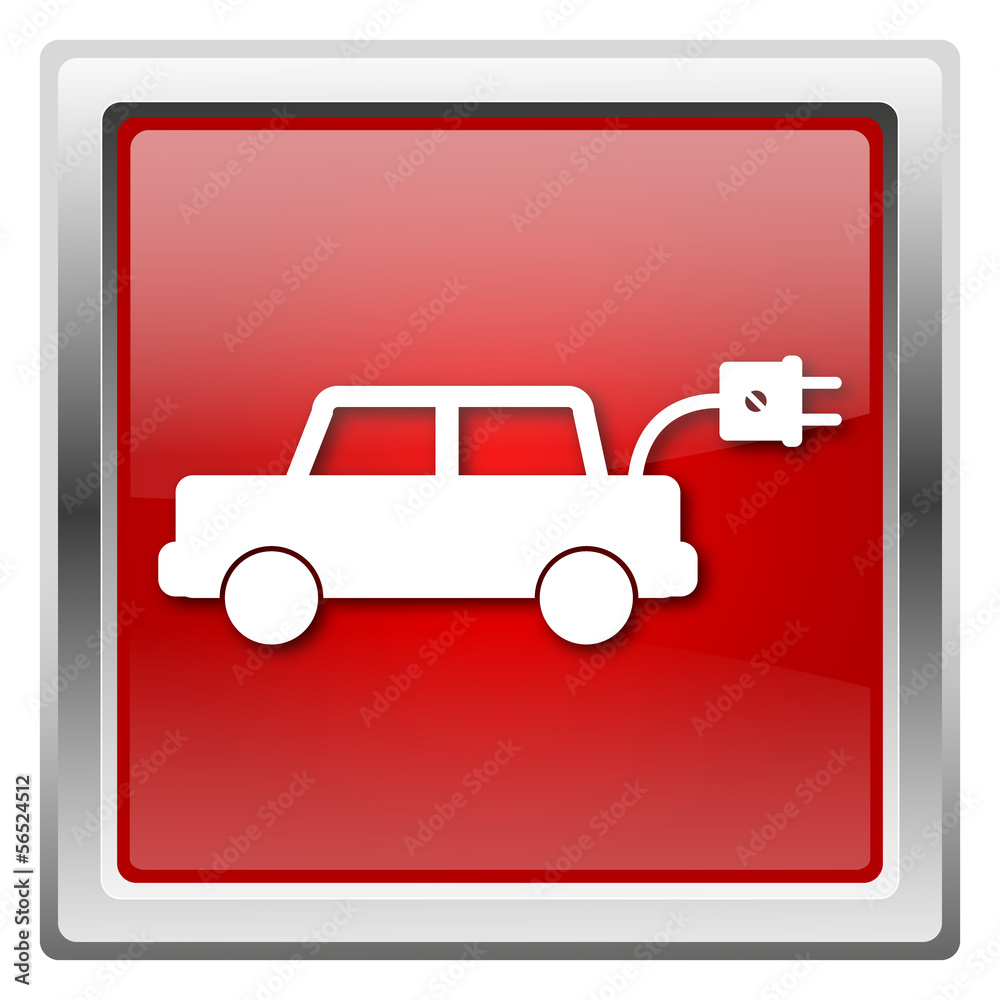 Electric car icon Electric car icon
