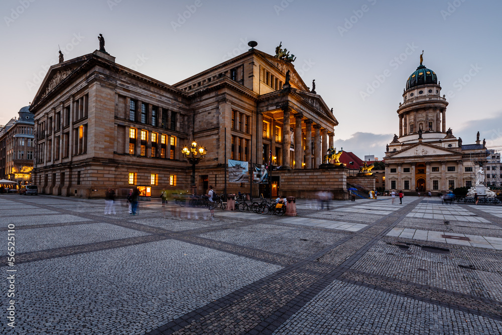 French Cathedral and Concert Hall on Gendarmenmarkt Square in th