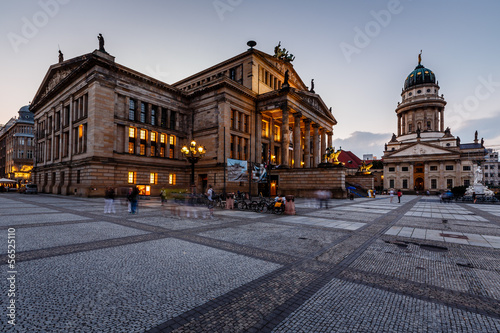 French Cathedral and Concert Hall on Gendarmenmarkt Square in th © anshar73