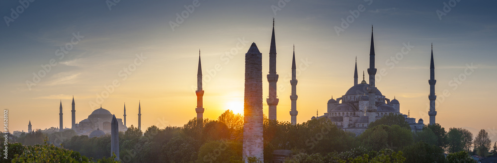 Obraz premium Meczet Sultanahmet / Błękitny Meczet, Stambuł, Turcja