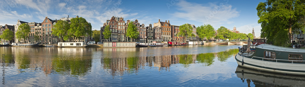 Naklejka premium Amsterdam reflections, Holland