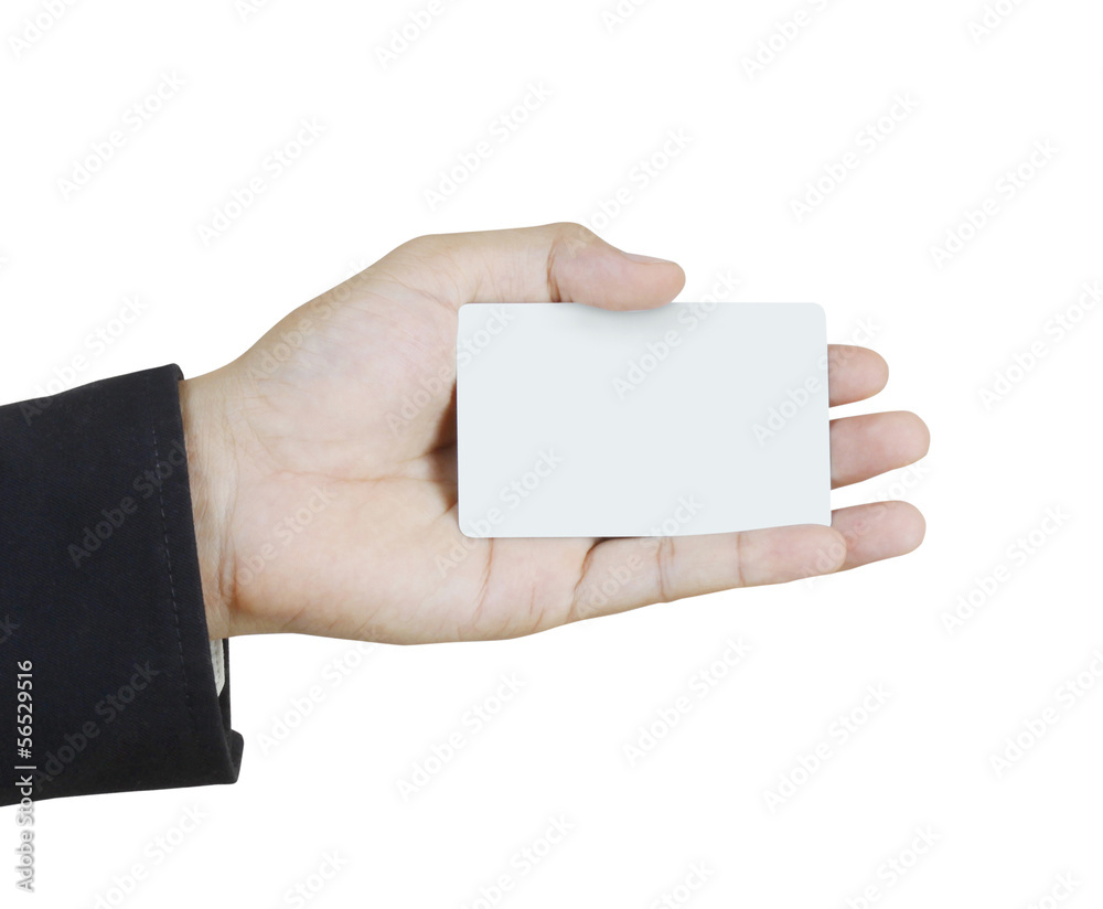 collection of card blanks in a hand collection of card blanks in a hand