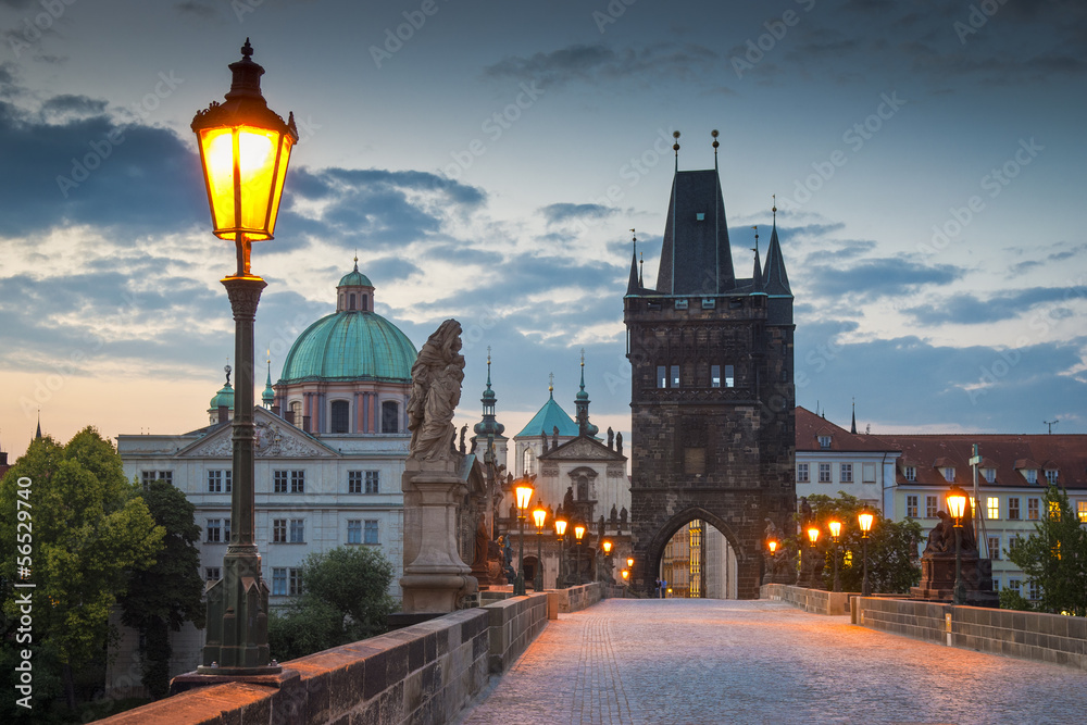 Naklejka premium Charles Bridge, Prague