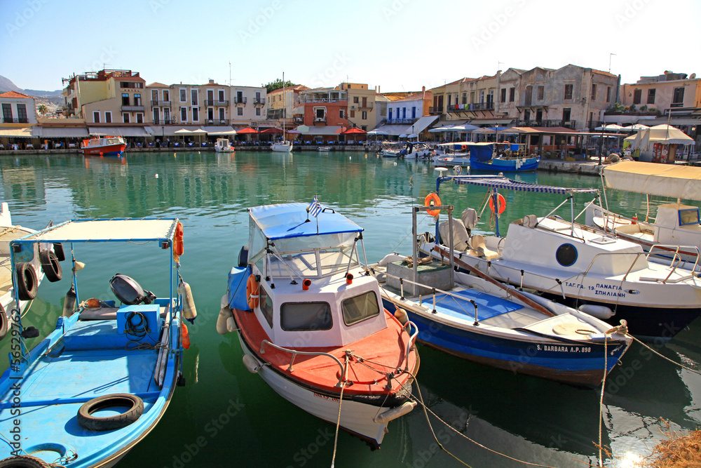 Port at Rethymno, Crete
