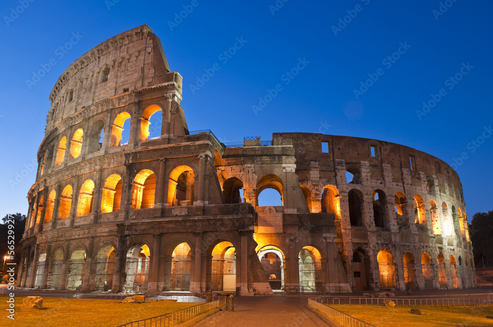 Naklejka premium Colosseum, Colosseo, Rome