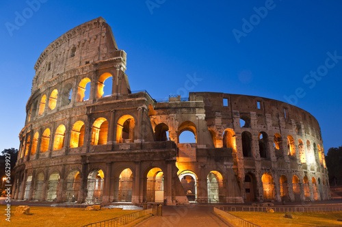 Stampa su tela Colosseum, Colosseo, Rome