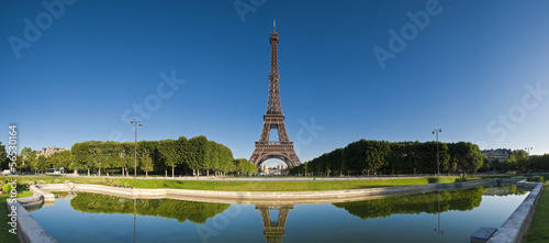 Eiffel Tower Reflected, Paris © travelwitness