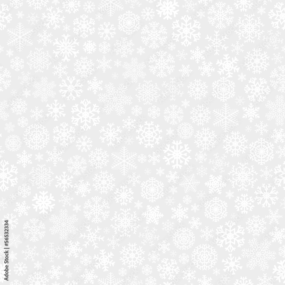 Christmas seamless pattern from snowflakes on gray background Christmas seamless pattern from snowflakes on gray background