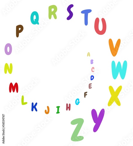Alphabet Spiral
