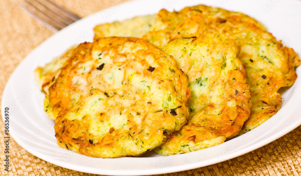 Zucchini pancakes