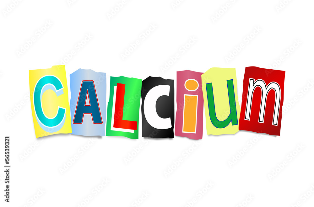 Calcium concept. Calcium concept.