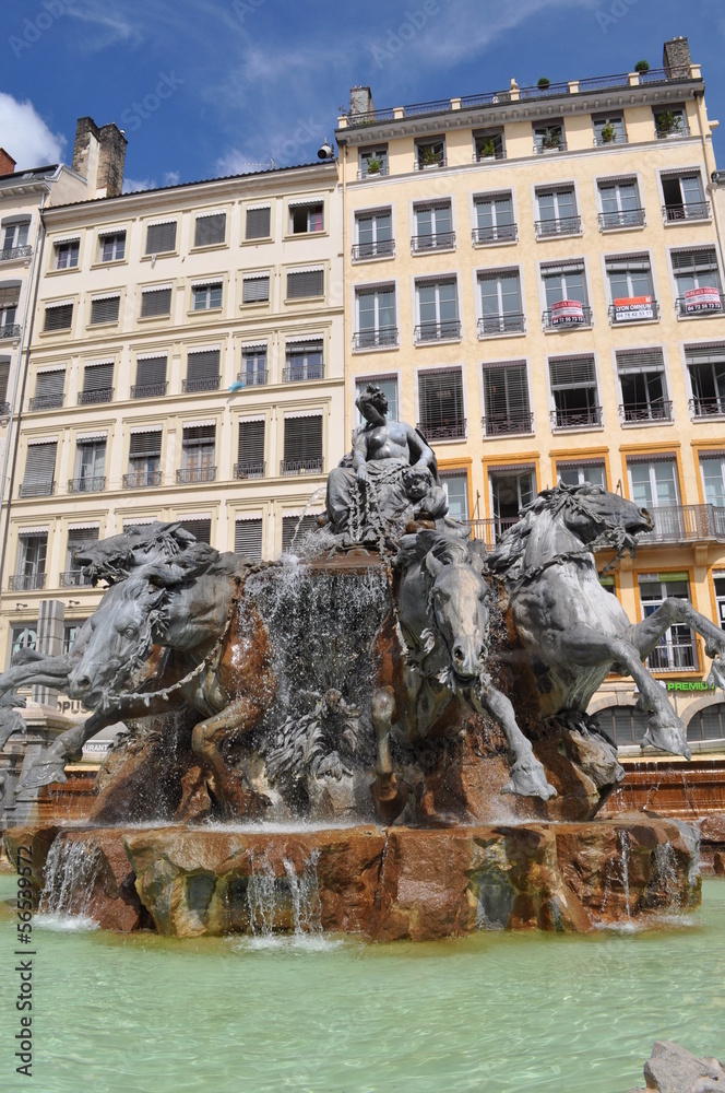 Fontaine Bartholdi, Lyon