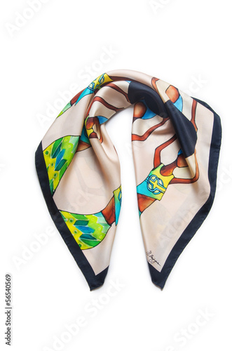Obraz na płótnie Warm scarf isolated on the white background