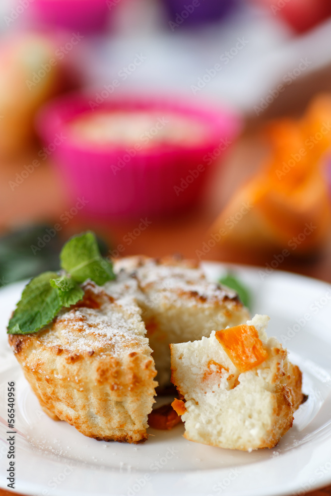 cheese muffins with pumpkin