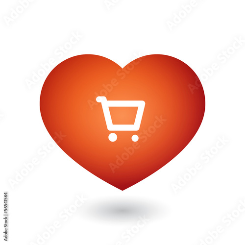 Cute heart illustration