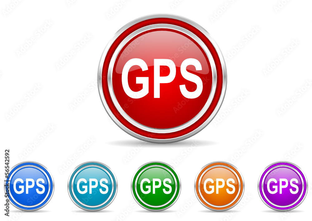 gps icon set gps icon set