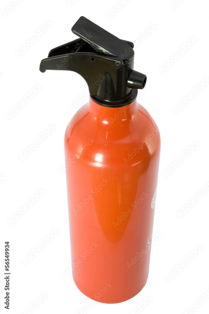 Small fire extinguisher isolated on white background Small fire extinguisher isolated on white background