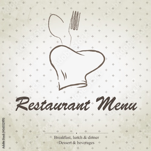 Restaurant menu