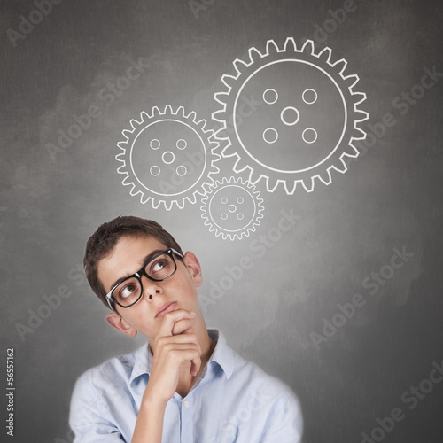 Slika na platnu portrait of man thinking