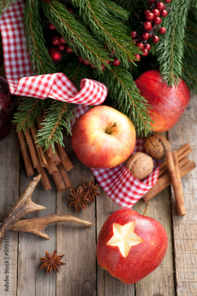 Weihnachtszeit, Äpfel Weihnachtszeit, Äpfel