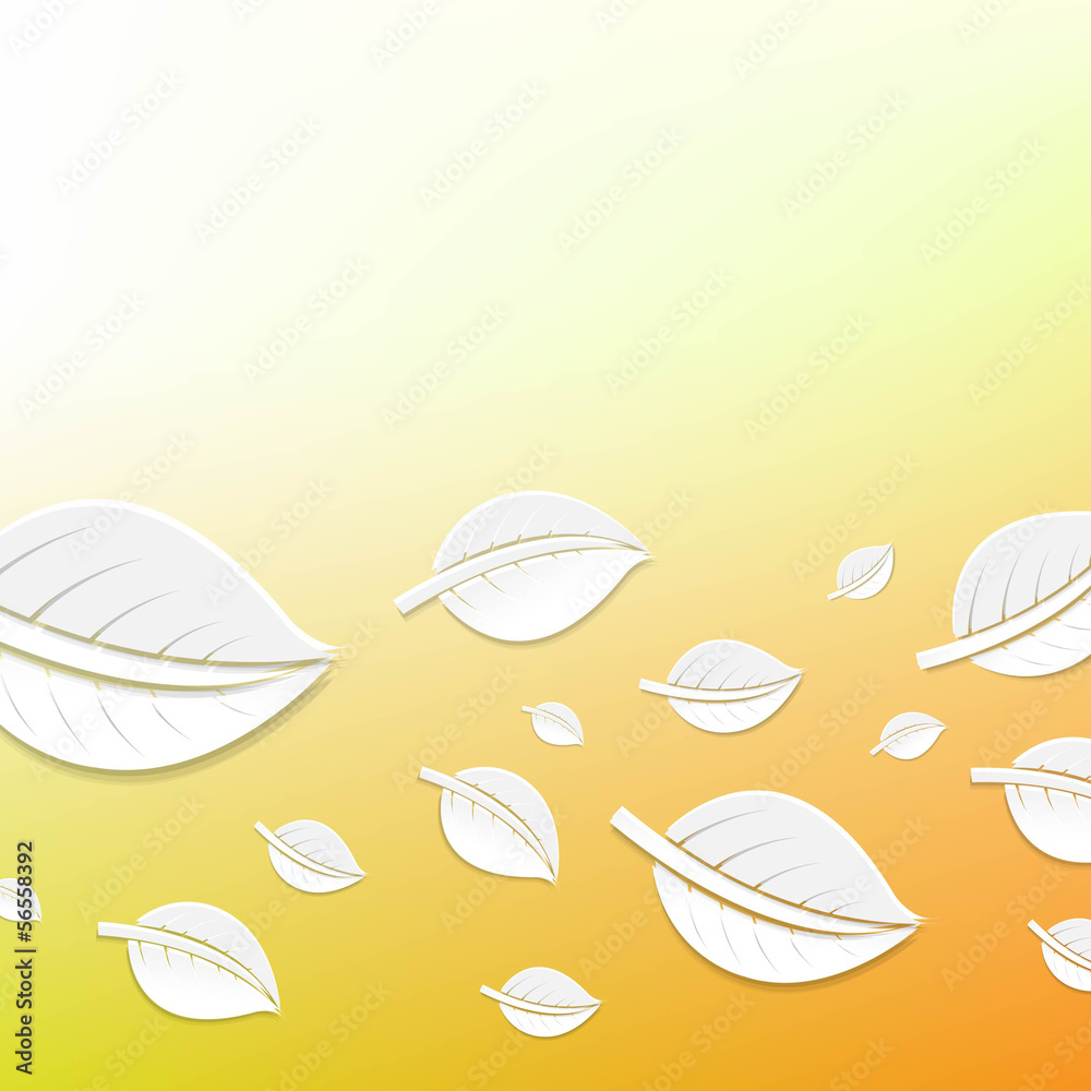 Naklejka premium Abstract Leaves