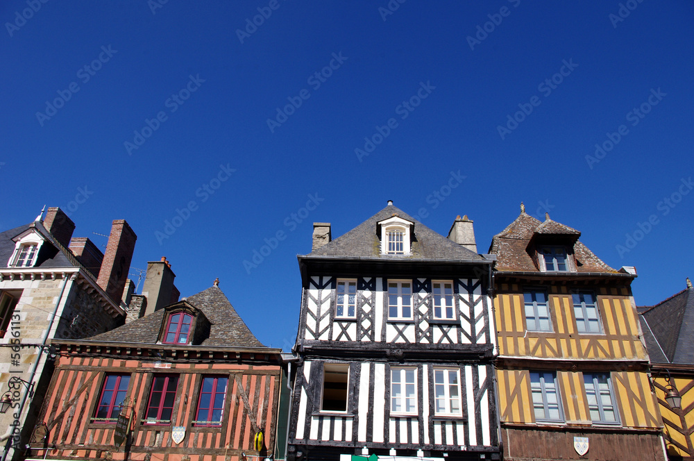 Les maisons colorées de Dol de Bretagne