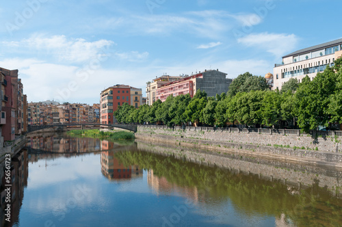 Fluss Onyar in Girona