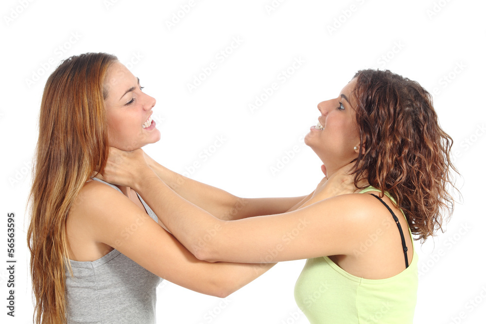 Fotografija Two angry women fighting