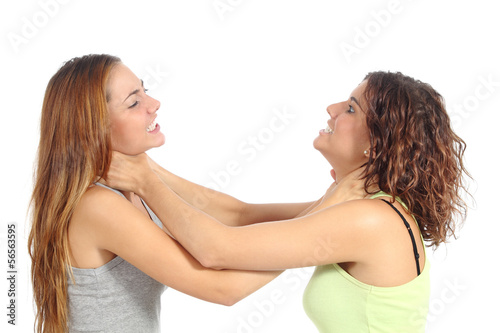Fotografija Two angry women fighting