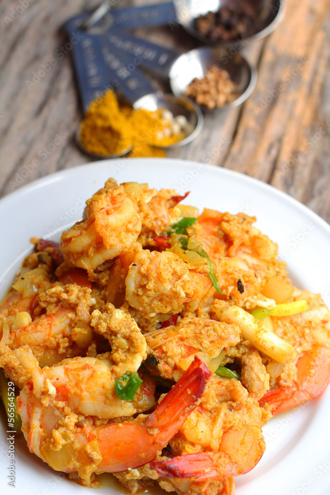 Shrimp curry Shrimp curry