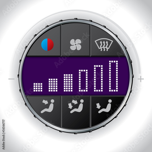 In car multifunctional clima control unit