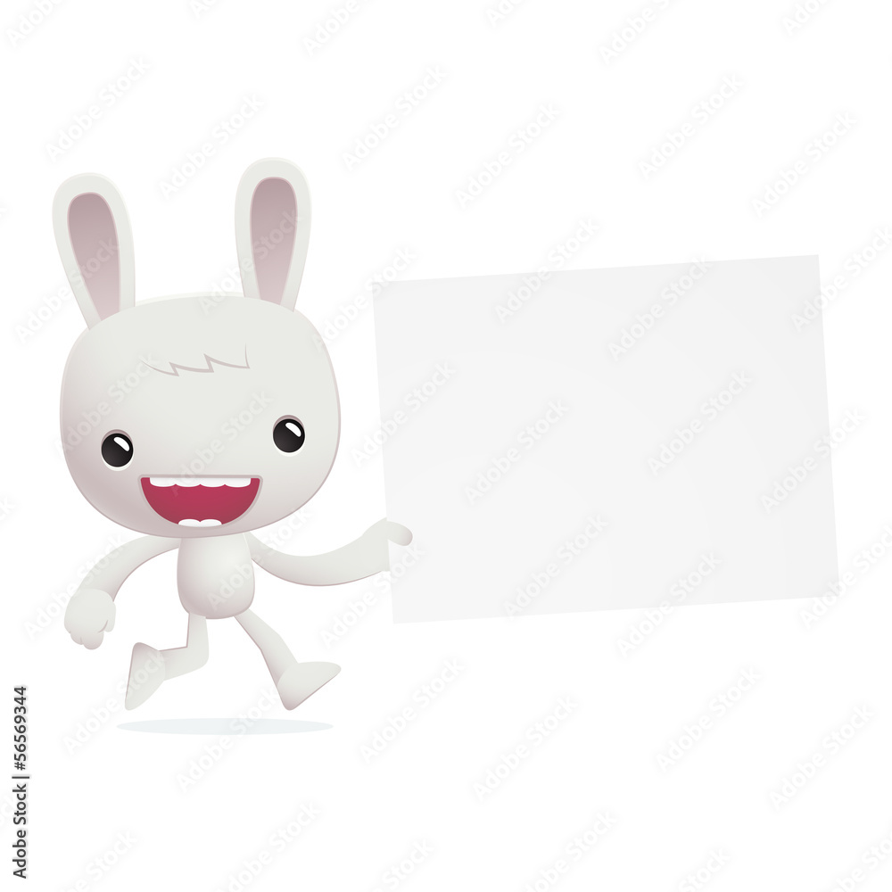 bunny in various poses for use in advertising, presentations, bunny in various poses for use in advertising, presentations,
