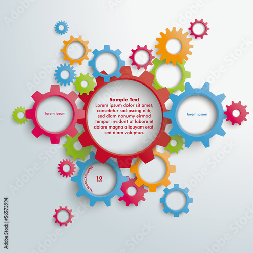 Big Machine Colored Gears