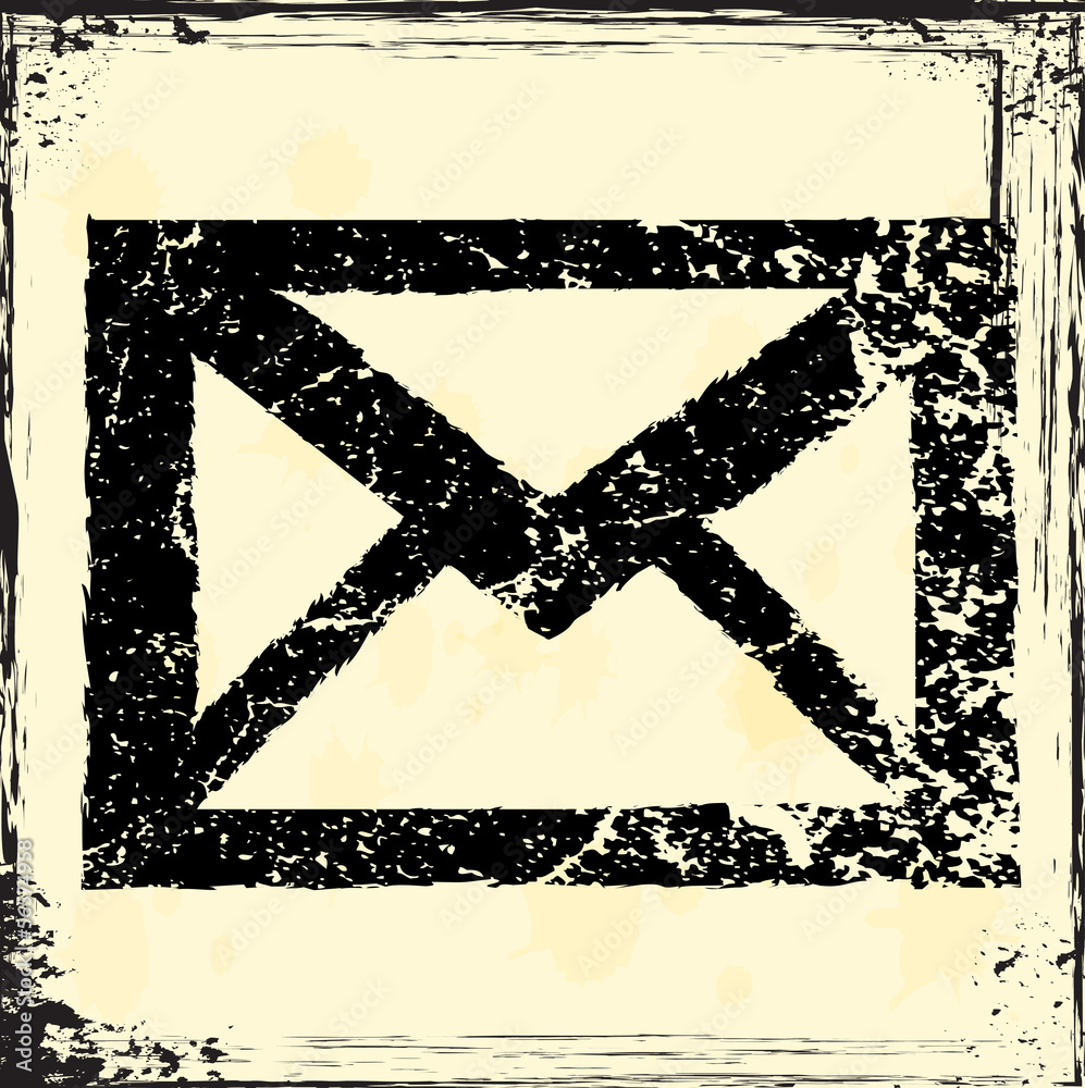 Grunge email sign
