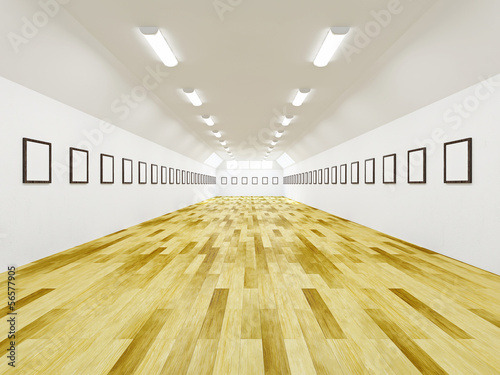 Long gallery with blank pic...