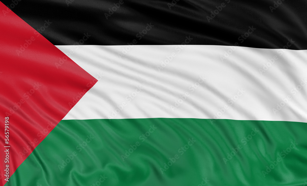 3D Palestinian flag