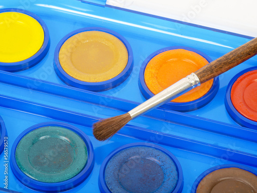 Wallpaper Mural Watercolor palette Torontodigital.ca