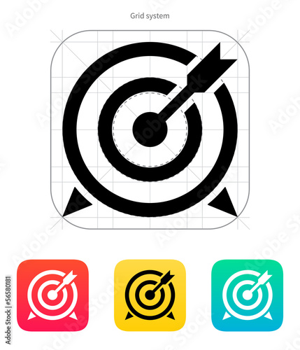 Target with arrow icon.