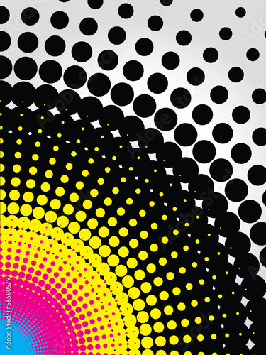 Abstract cmyk background