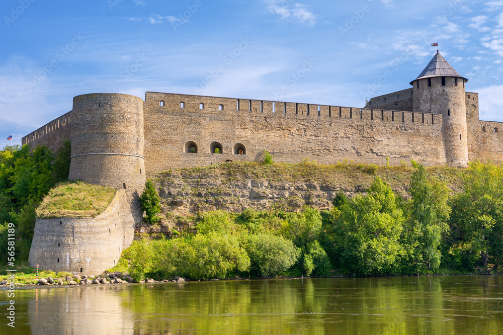 Obraz premium Russian fortress. Ivangorod
