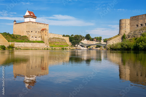 Narva river. Estonian-Russian Border, Europe