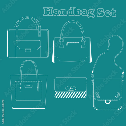 Women handbag set