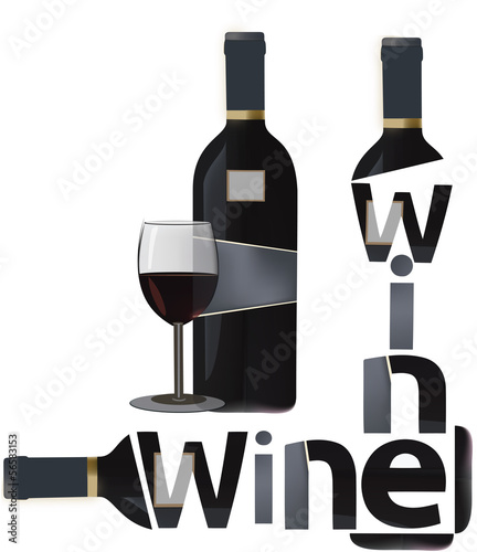 wine vino nero