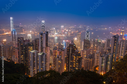 Cityscape from The Peak @ Hong Kong
