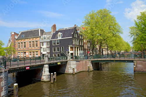bridges of canal ring in Amsterdam