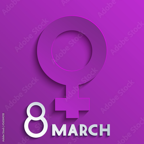 Vector women's day background. Eps10