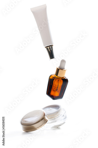 Obraz na płótnie Set of cosmetic products w salonie
