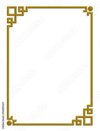 golden frame
